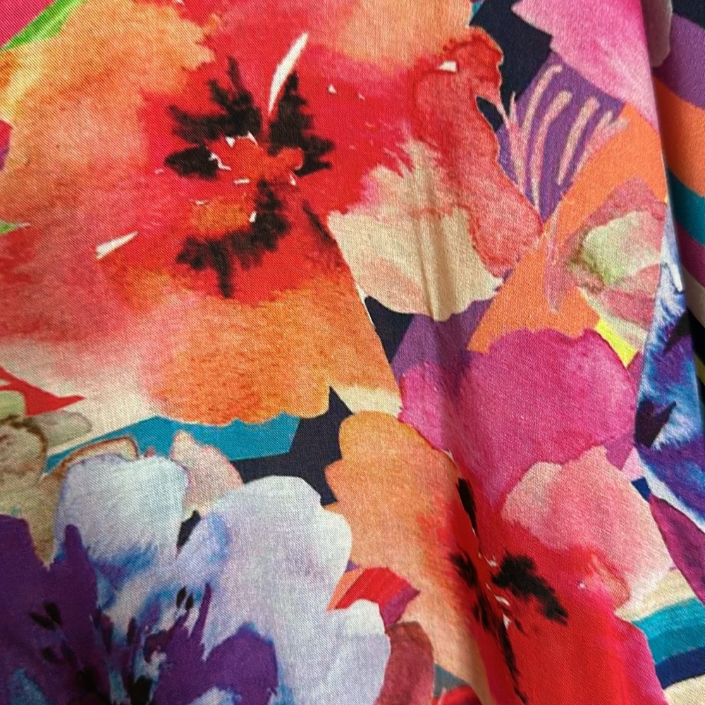 Johnny Was NWOT Summer Days Kimono swim coverup. Size L/XL - Picture 3 of 7